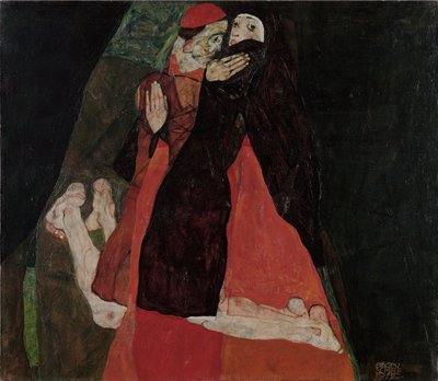 Cardinale e suora (carezza) da Egon Schiele